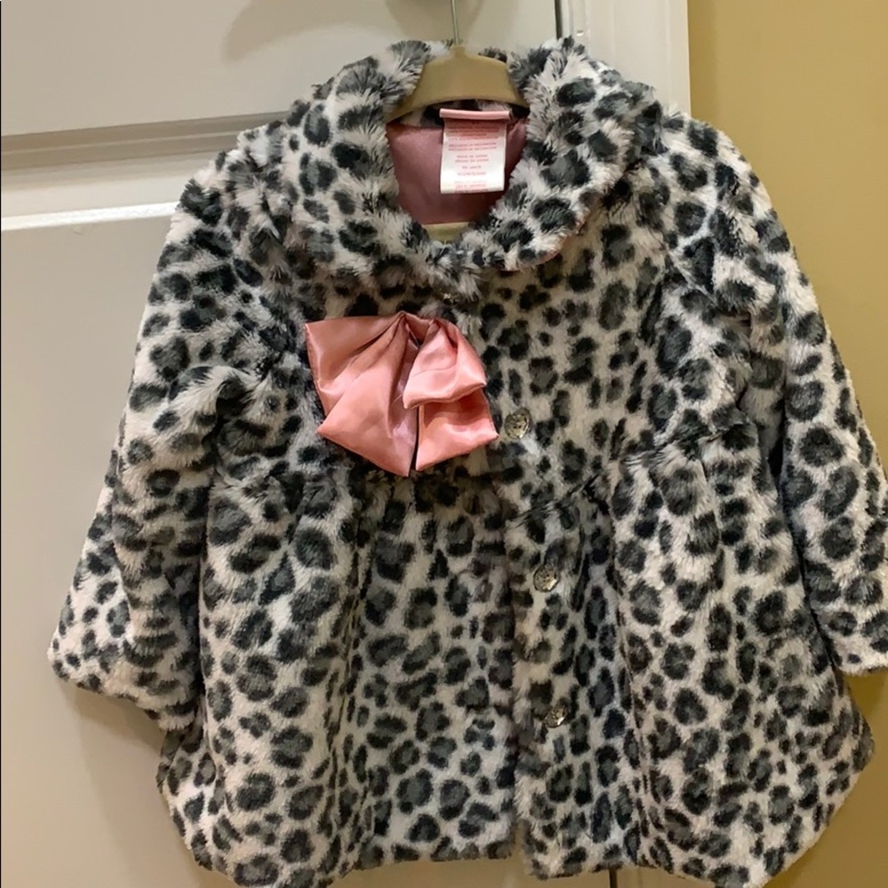 Leopard toddler jacket
